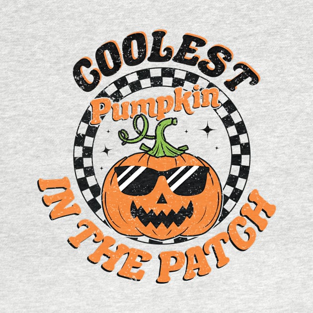 Coolest Pumpkin In The Patch Halloween by MetalHoneyDesigns